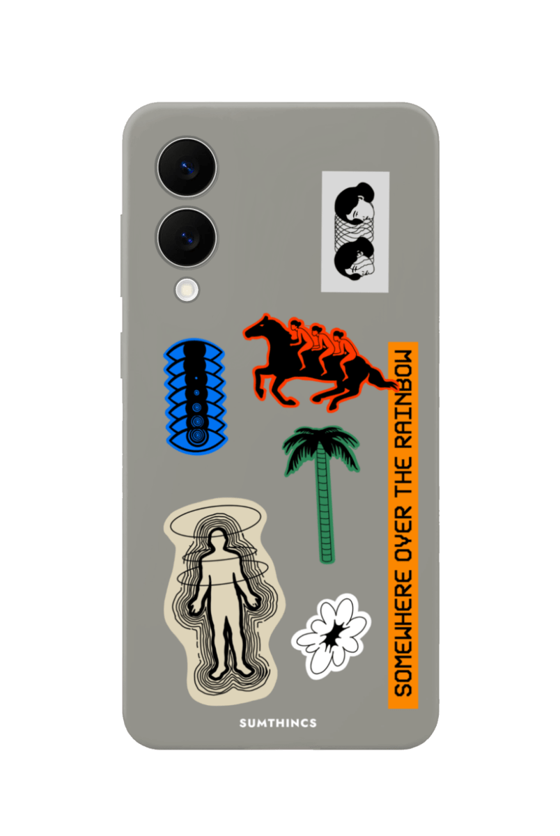 Samsung A07 Somewhere Premium Telefon Kılıfı Gri - SUMTHINCS