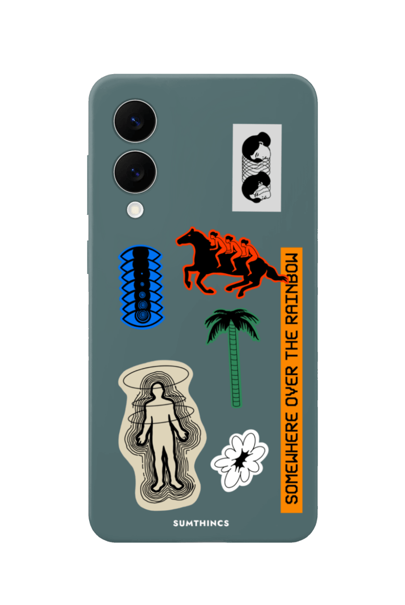 Samsung A07 Somewhere Premium Telefon Kılıfı Kaktüs Yeşili - SUMTHINCS
