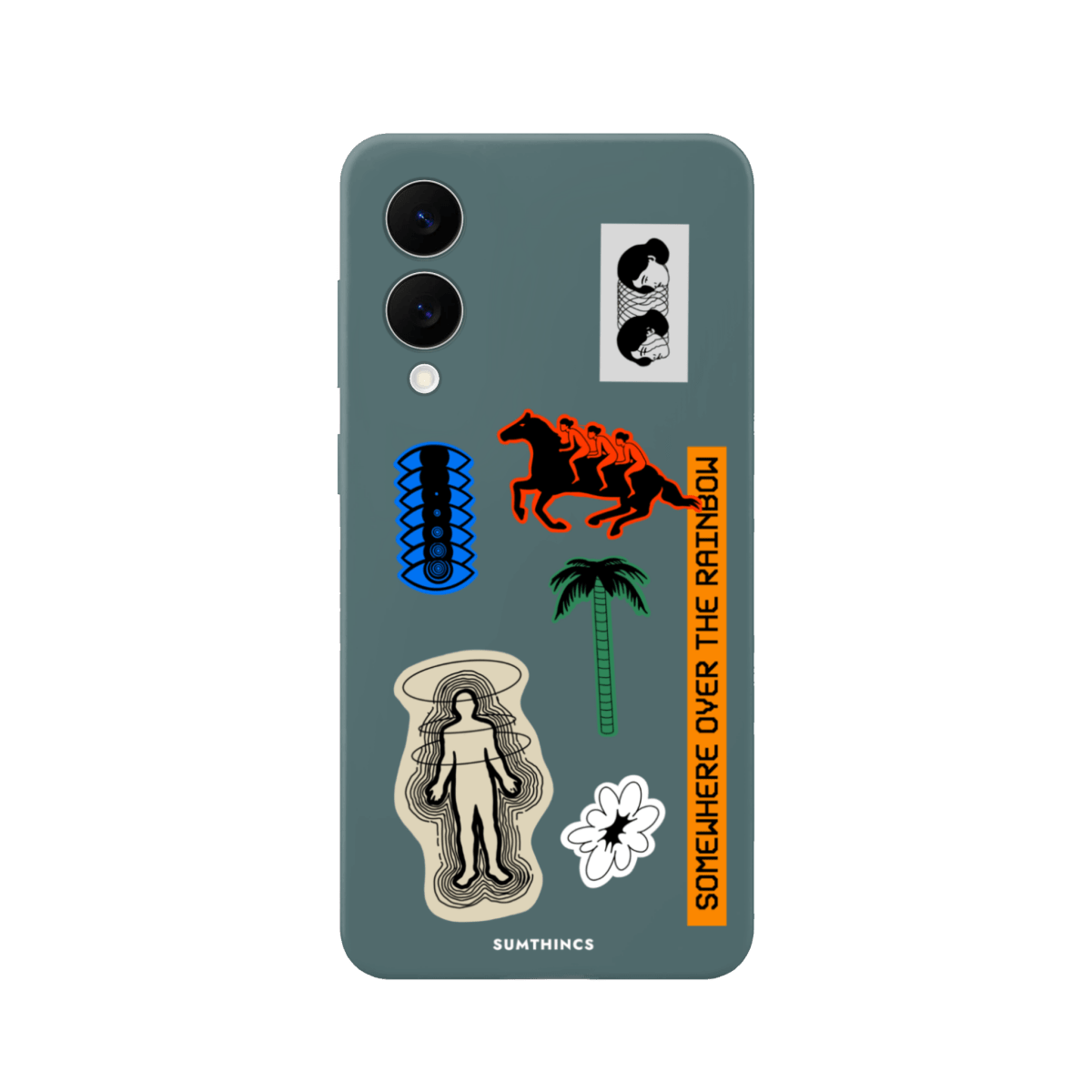Samsung A07 Somewhere Premium Telefon Kılıfı Kaktüs Yeşili - SUMTHINCS