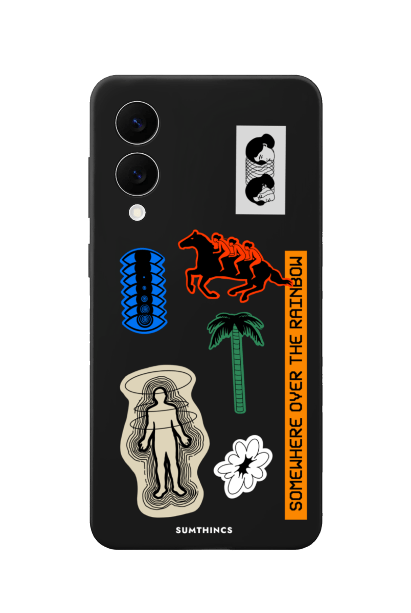 Samsung A07 Somewhere Premium Telefon Kılıfı Siyah - SUMTHINCS