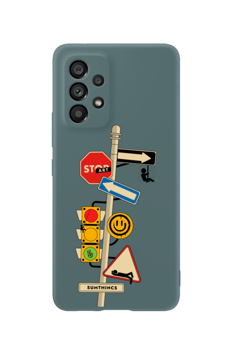 Samsung A13 Crossroad Premium Telefon Kılıfı Kaktüs Yeşili - SUMTHINCS