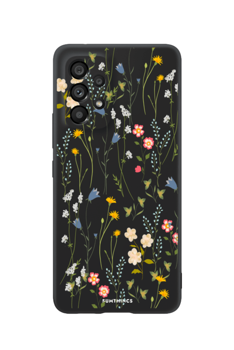 Samsung A13 Eternal Garden Premium Telefon Kılıfı Siyah - SUMTHINCS
