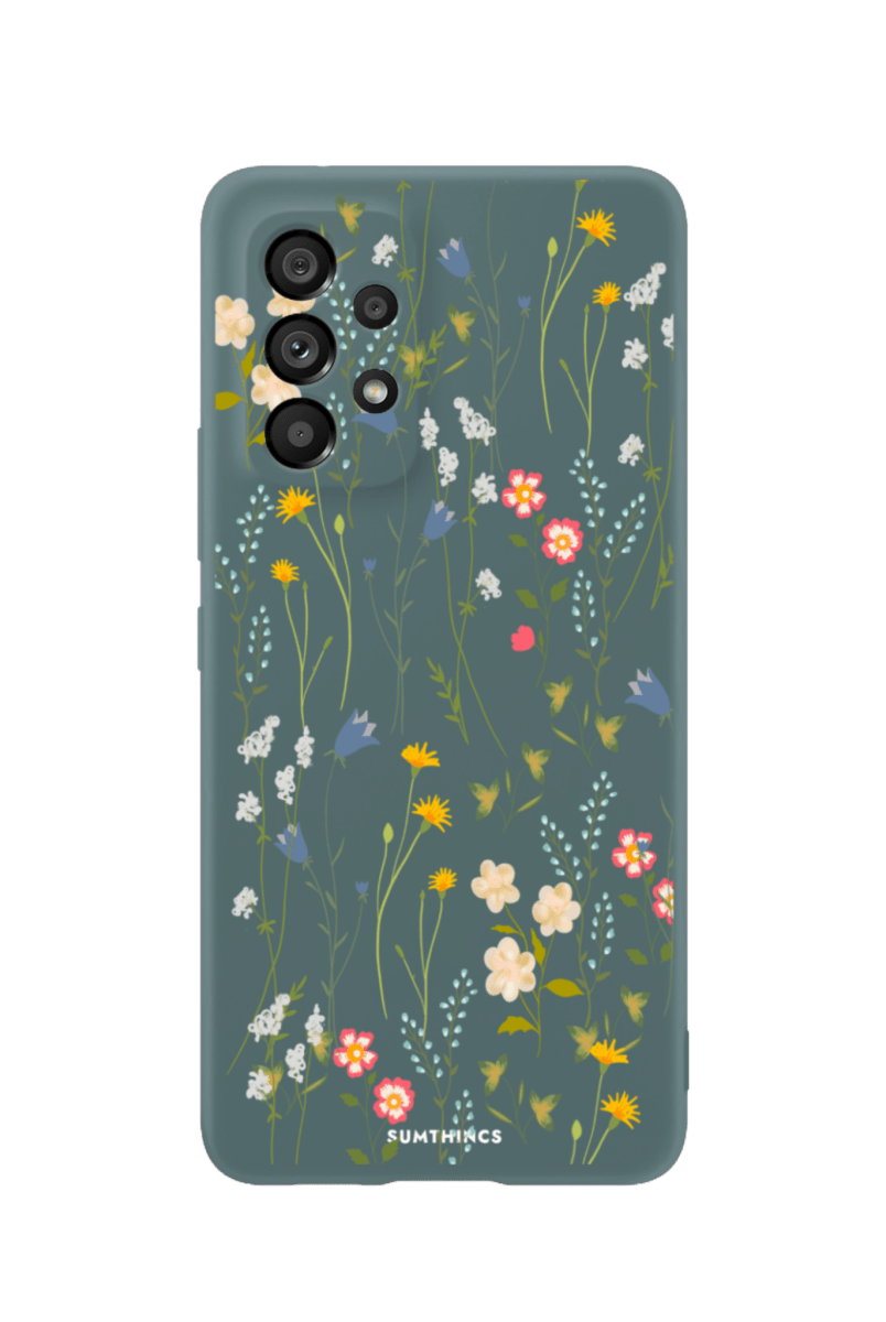 Samsung A13 Eternal Garden Premium Telefon Kılıfı Kaktüs Yeşili - SUMTHINCS