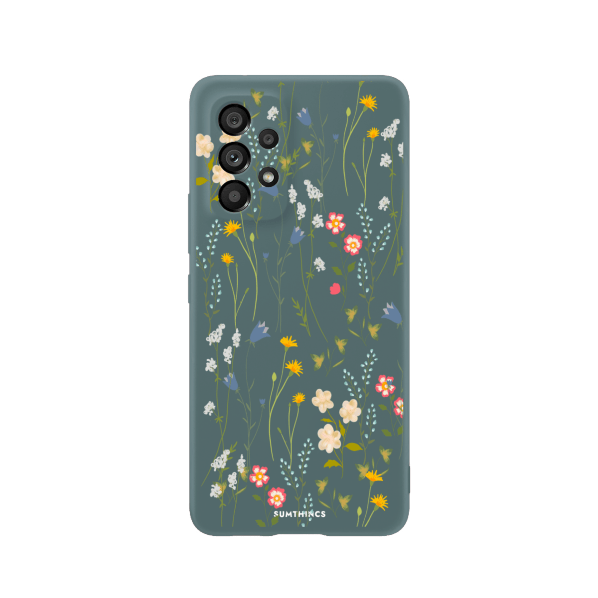 Samsung A13 Eternal Garden Premium Telefon Kılıfı Kaktüs Yeşili - SUMTHINCS