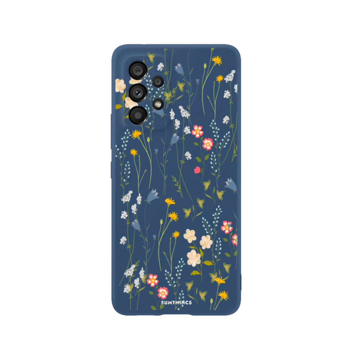 Samsung A13 Eternal Garden Premium Telefon Kılıfı Pasifik Mavi - SUMTHINCS