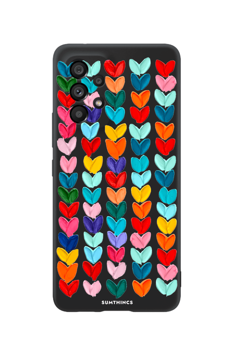 Samsung A13 Lovestorm Premium Telefon Kılıfı Siyah - SUMTHINCS