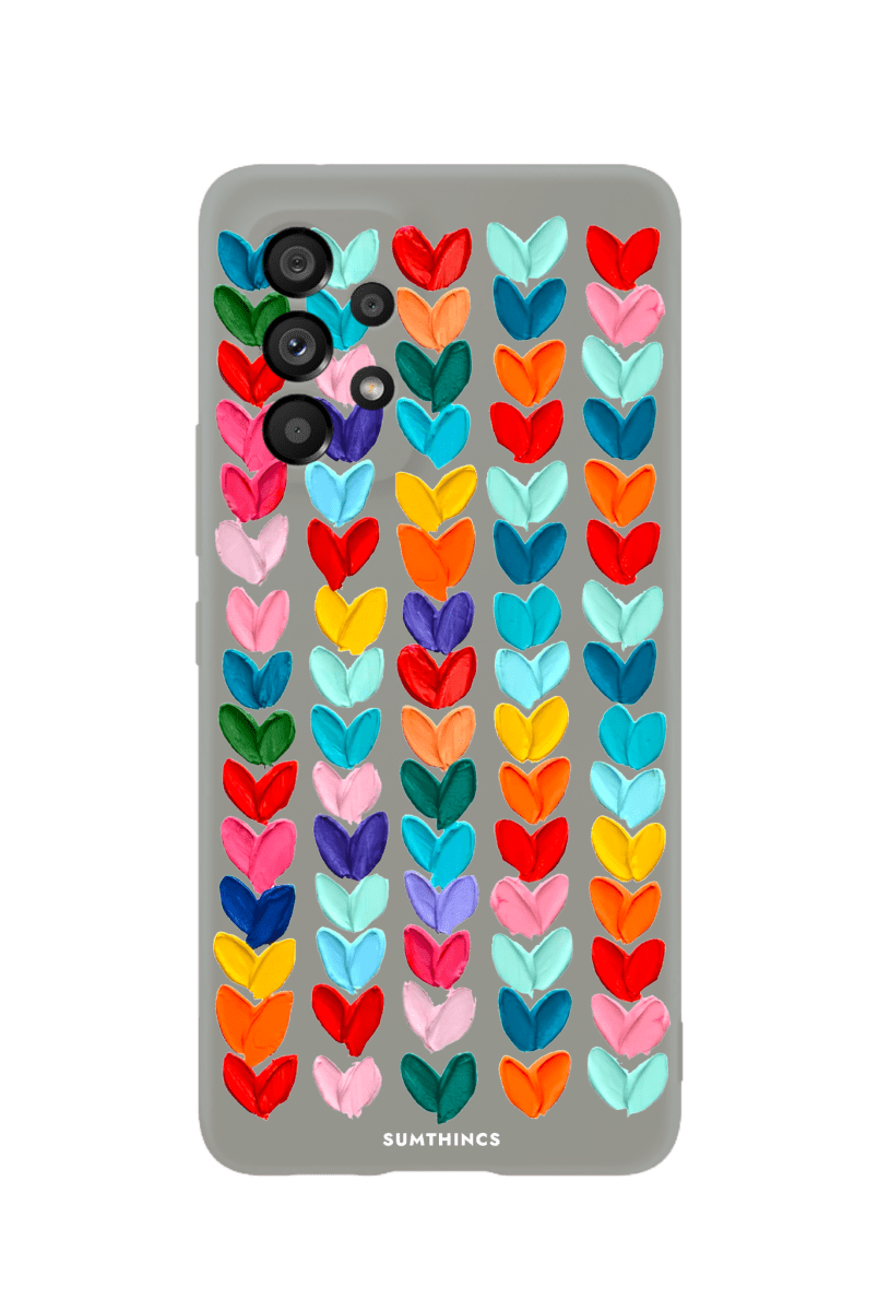Samsung A13 Lovestorm Premium Telefon Kılıfı Gri - SUMTHINCS