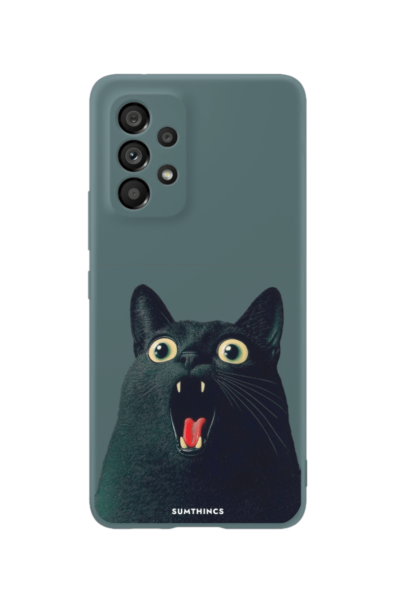 Samsung A13 Meoww Premium Telefon Kılıfı Kaktüs Yeşili - SUMTHINCS