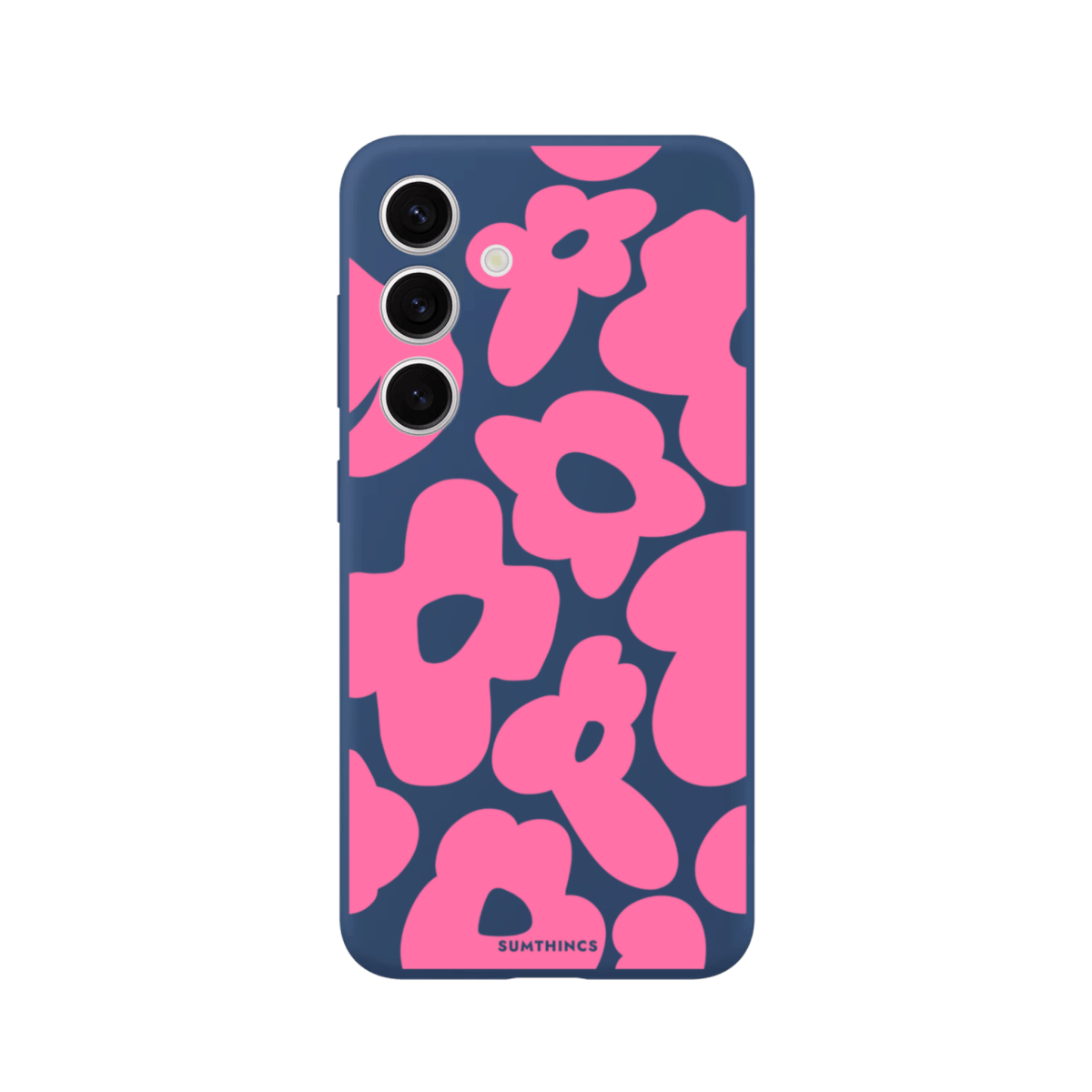 Samsung A14 Daisy Pop Premium Telefon Kılıfı Pasifik Mavi - SUMTHINCS