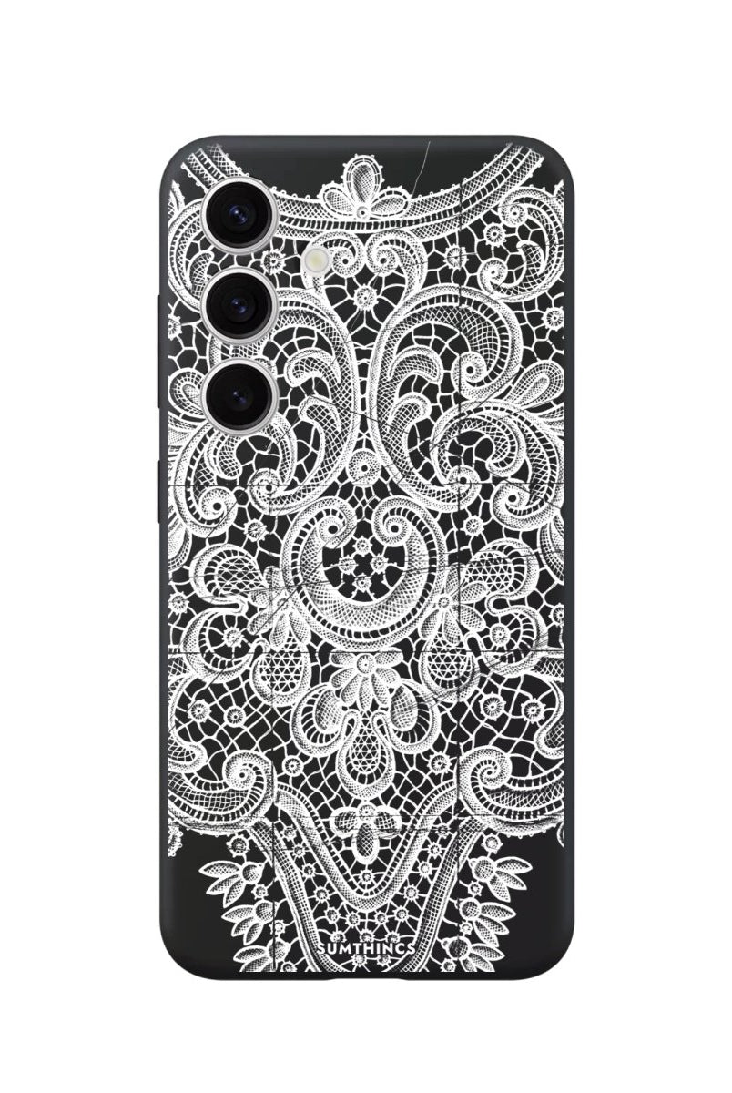 Samsung A14 Lacework Premium Telefon Kılıfı Siyah - SUMTHINCS