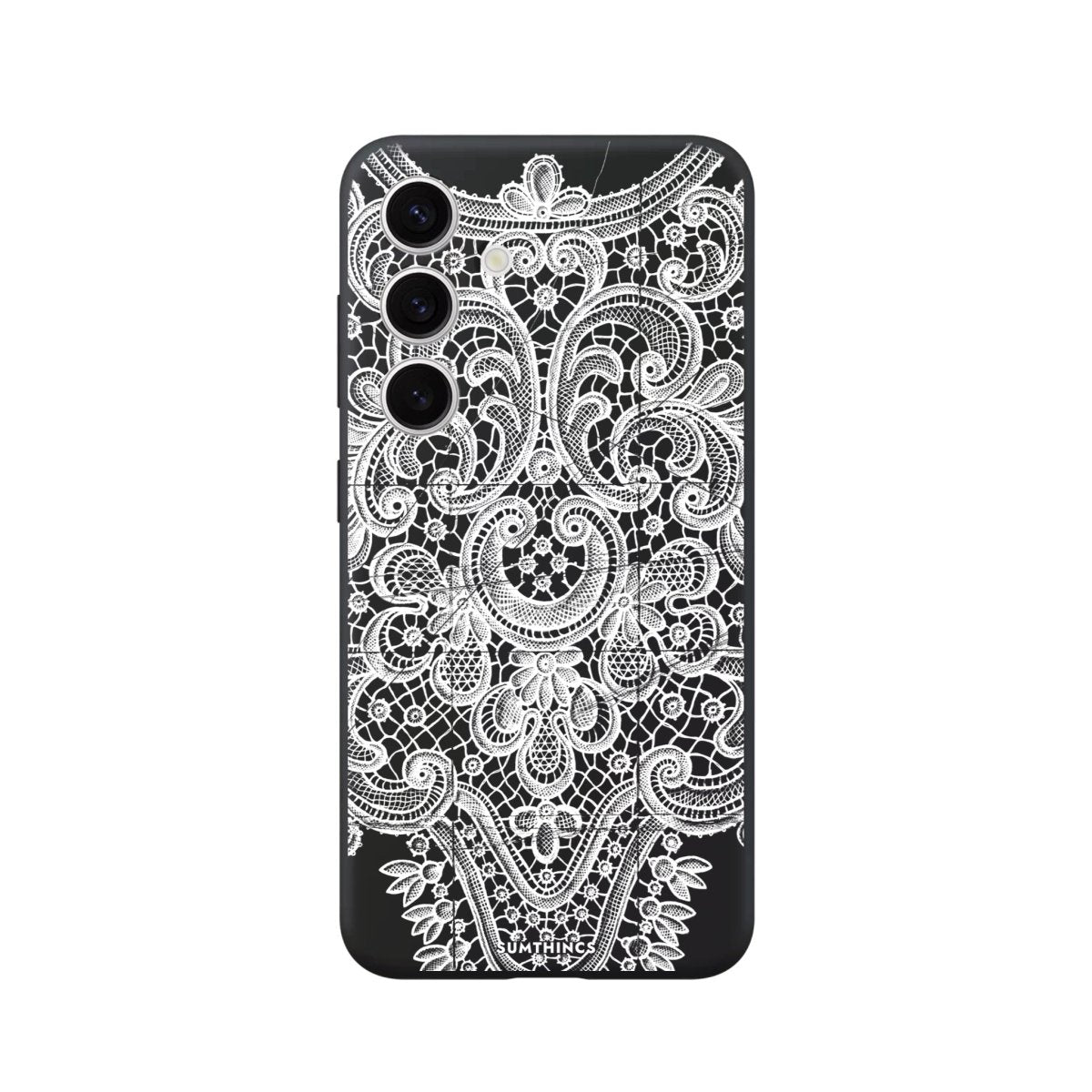 Samsung A14 Lacework Premium Telefon Kılıfı Siyah - SUMTHINCS