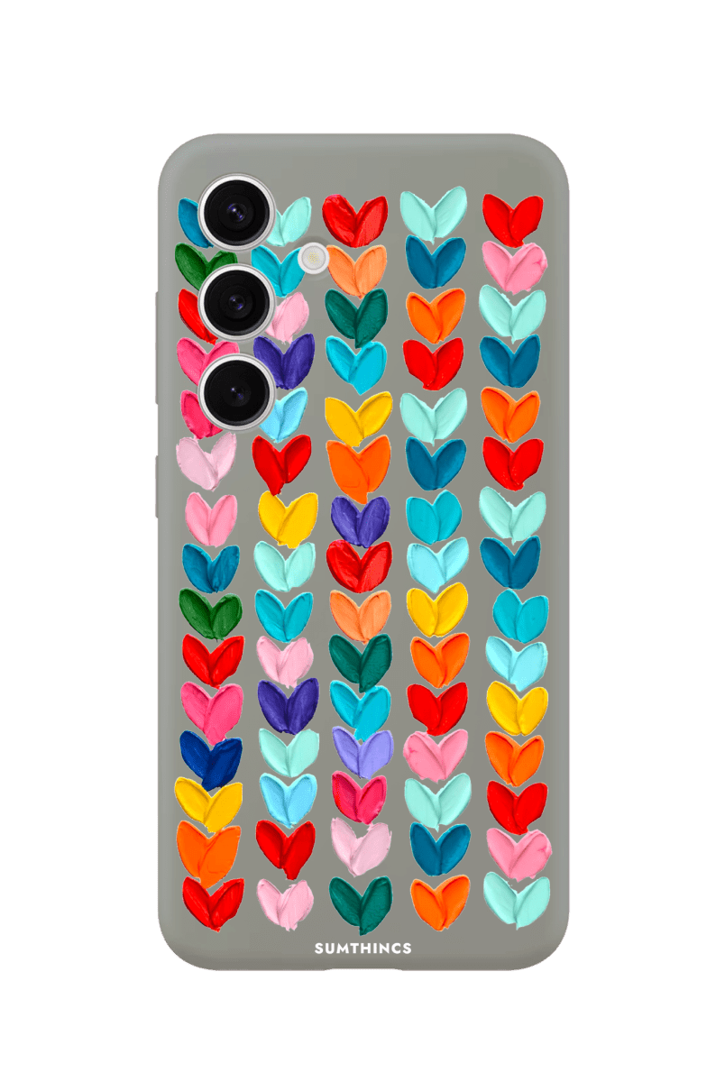 Samsung A14 Lovestorm Premium Telefon Kılıfı Gri - SUMTHINCS