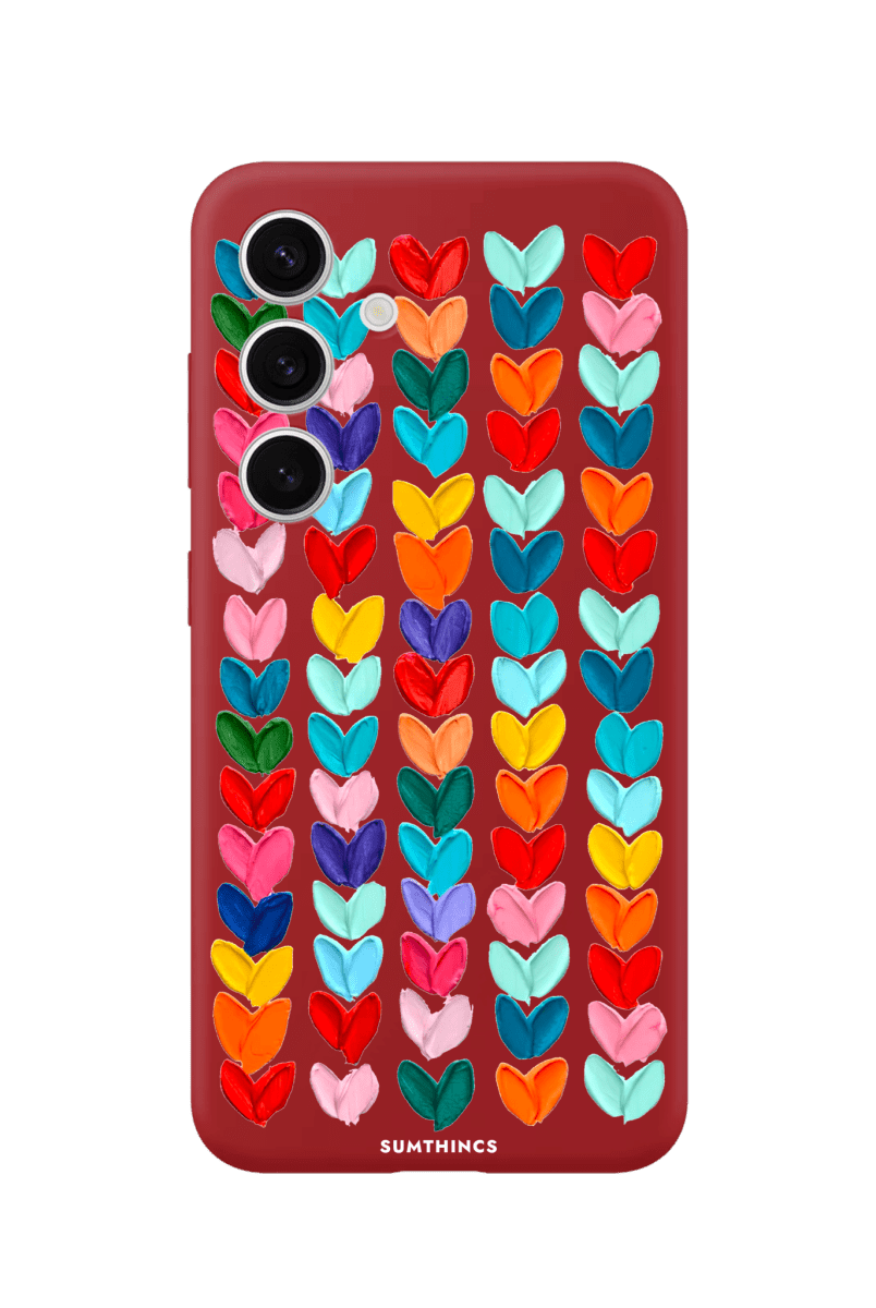 Samsung A14 Lovestorm Premium Telefon Kılıfı Kırmızı - SUMTHINCS