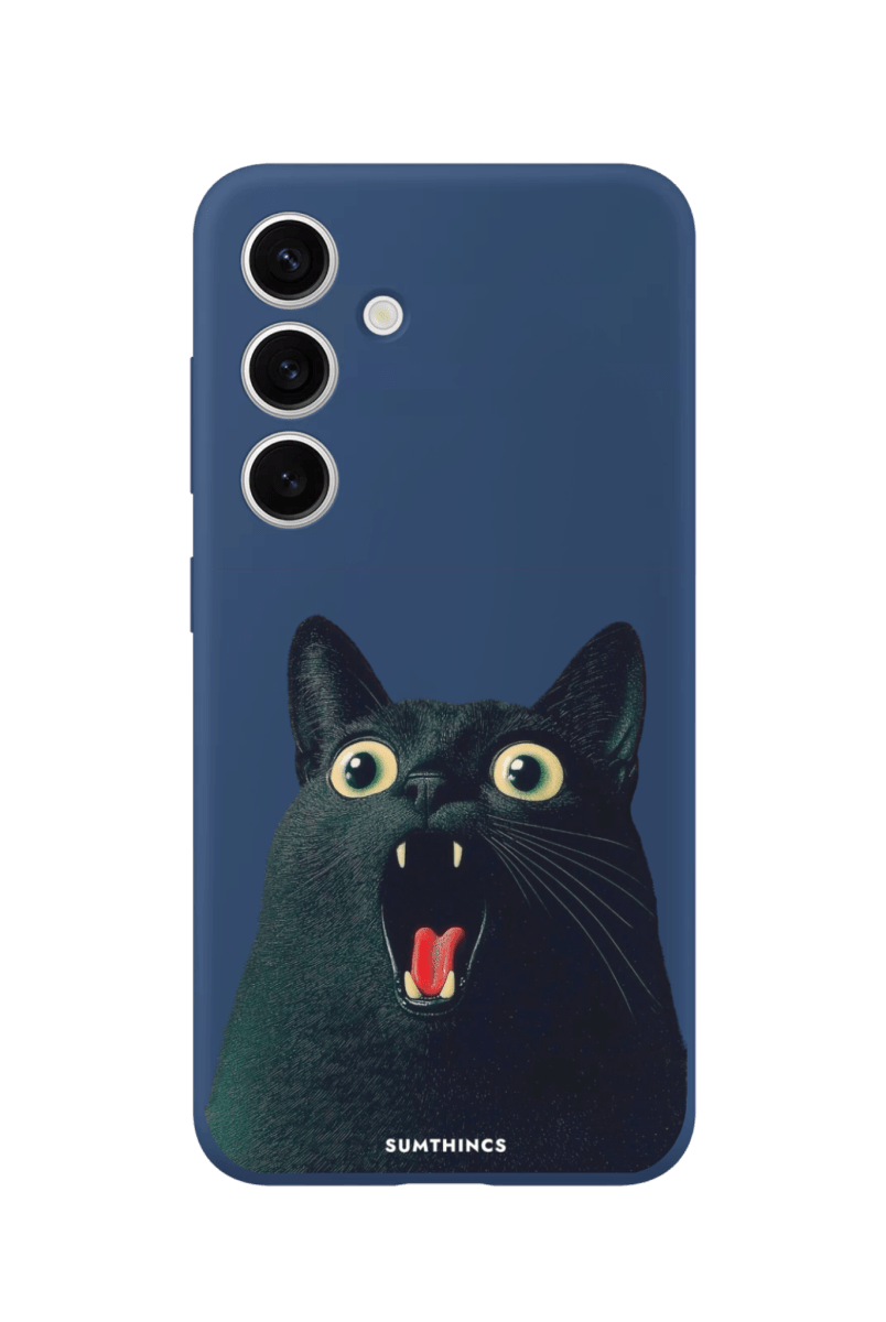 Samsung A14 Meoww Premium Telefon Kılıfı Pasifik Mavi - SUMTHINCS