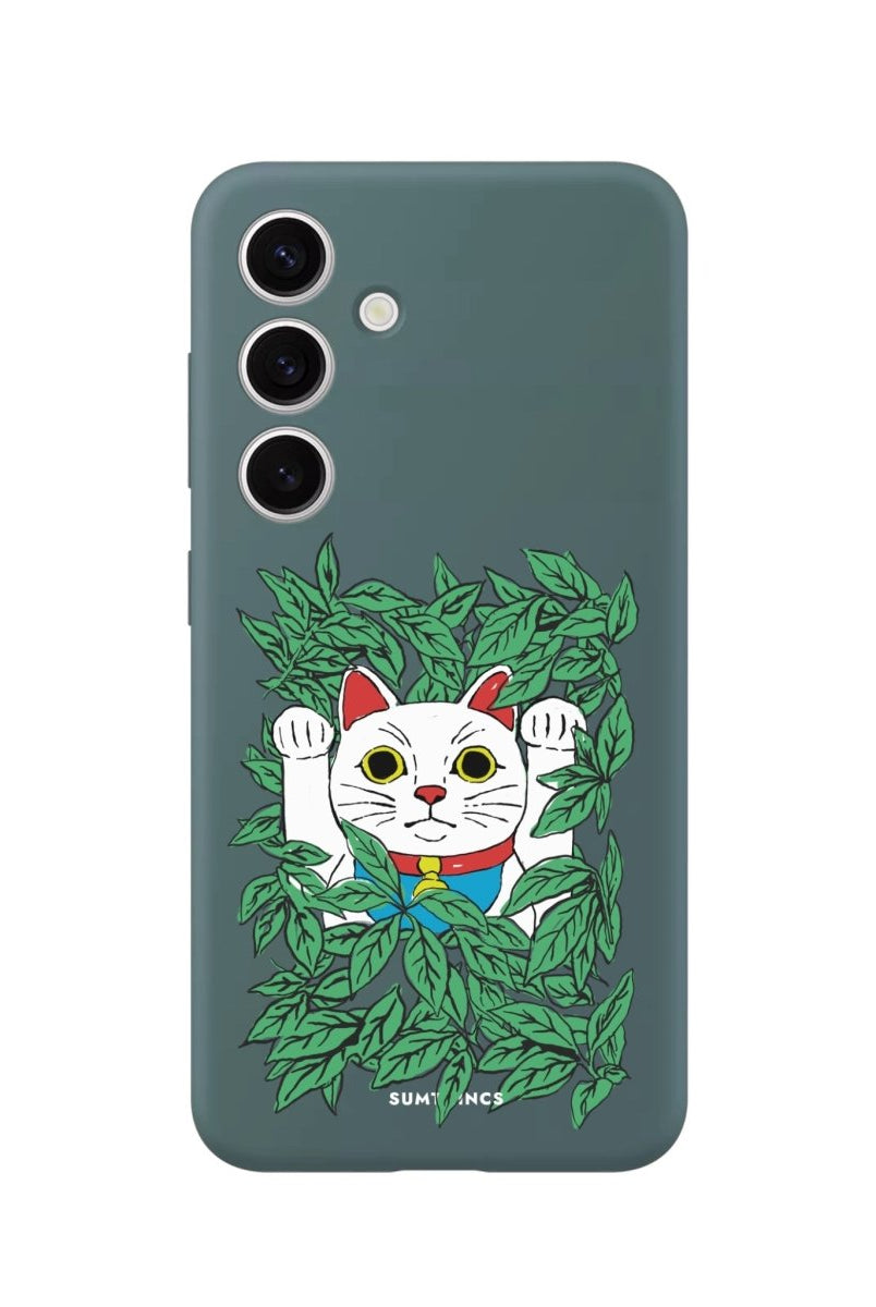 Samsung A14 Pawsper Premium Telefon Kılıfı Kaktüs Yeşili - Sumthincs