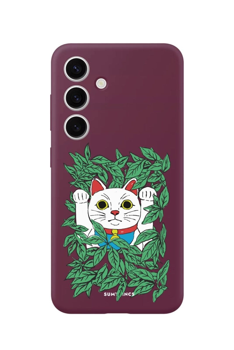 Samsung A14 Pawsper Premium Telefon Kılıfı Bordo - Sumthincs