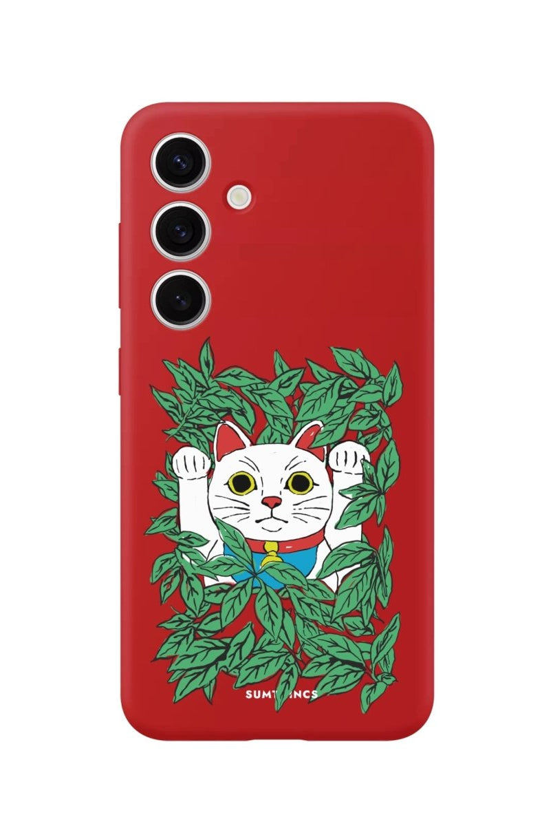 Samsung A14 Pawsper Premium Telefon Kılıfı Kırmızı - Sumthincs