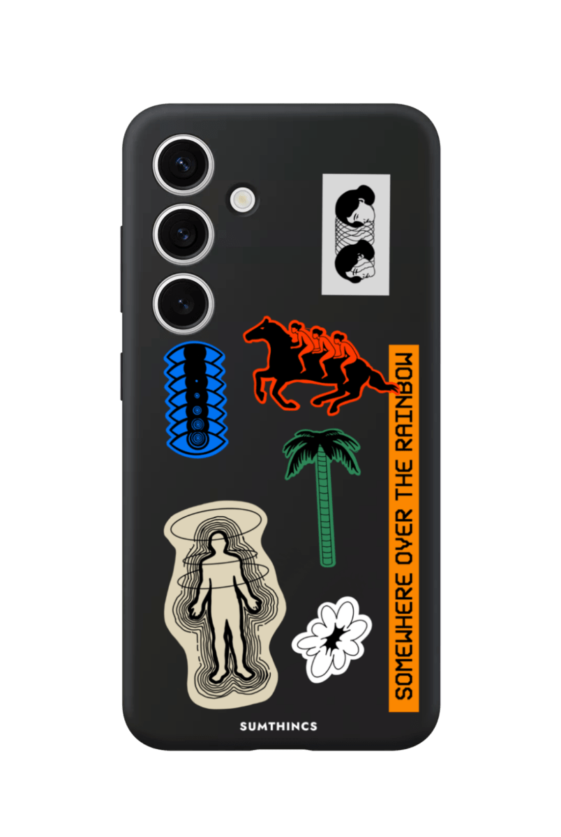 Samsung A14 Somewhere Premium Telefon Kılıfı Siyah - SUMTHINCS