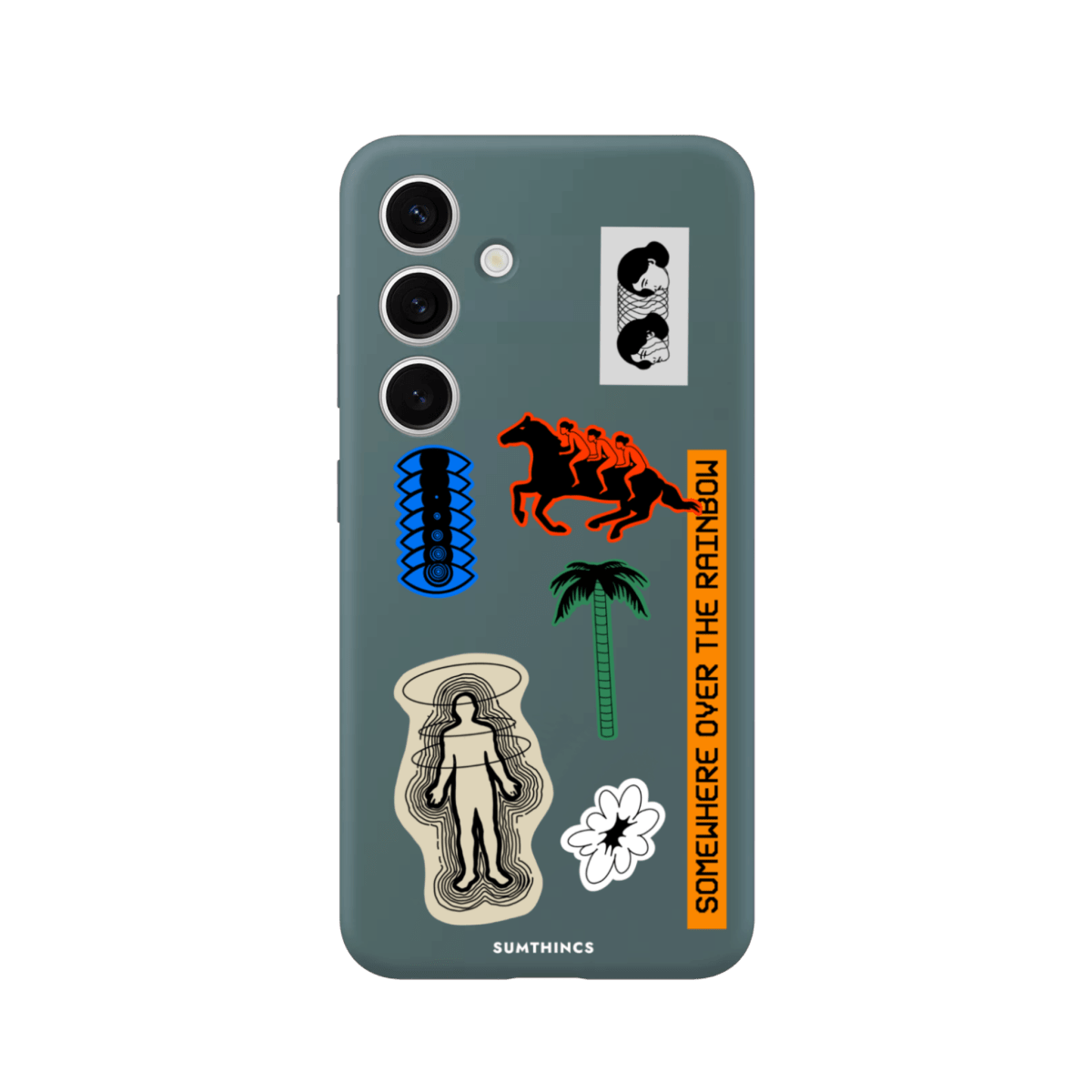 Samsung A14 Somewhere Premium Telefon Kılıfı Kaktüs Yeşili - SUMTHINCS