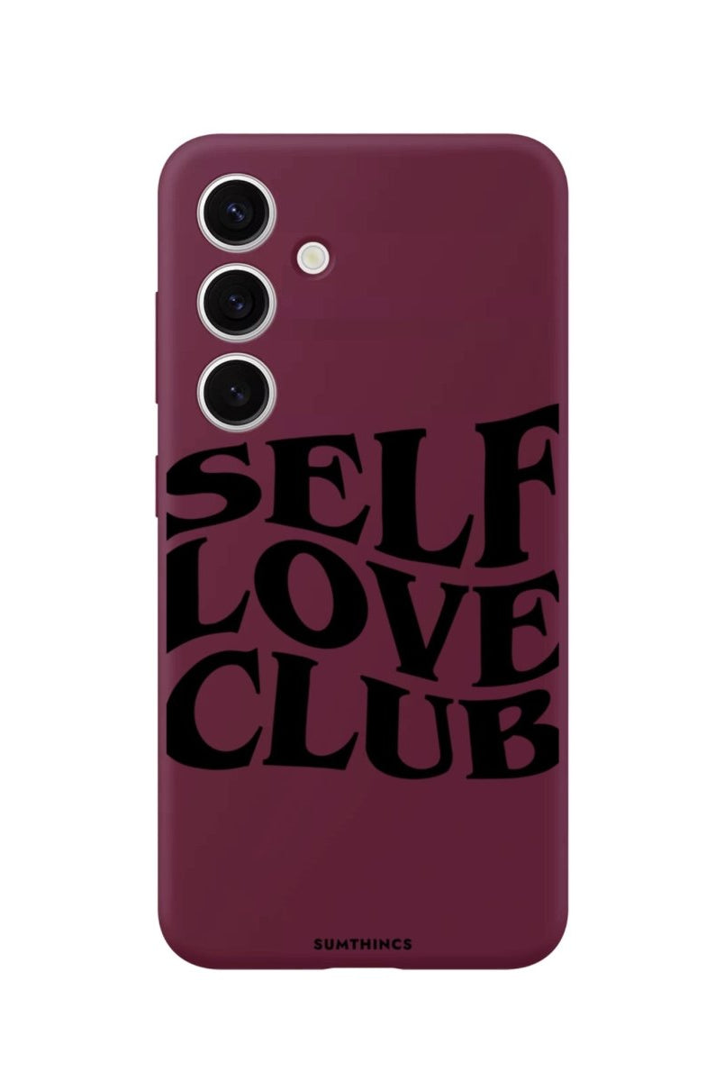 Samsung A14 Unbothered Premium Telefon Kılıfı Bordo - SUMTHINCS