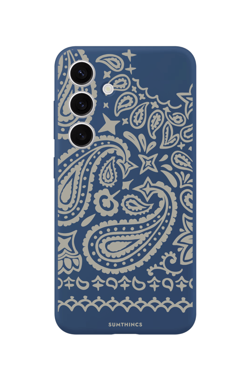 Samsung A14 Urban Bandana Premium Telefon Kılıfı Pasifik Mavi - SUMTHINCS