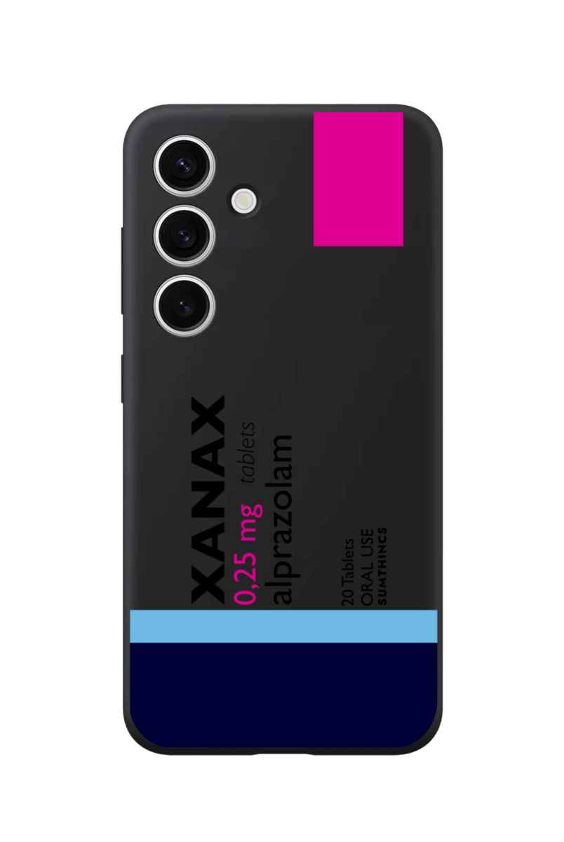 Samsung A14 Xanax Premium Telefon Kılıfı Siyah - Sumthincs