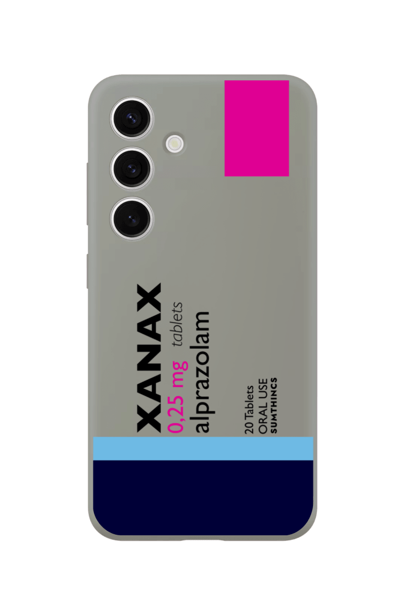 Samsung A14 Xanax Premium Telefon Kılıfı Gri - Sumthincs