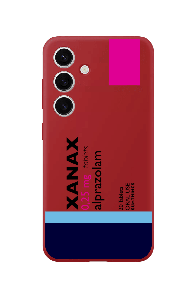Samsung A14 Xanax Premium Telefon Kılıfı Kırmızı - Sumthincs