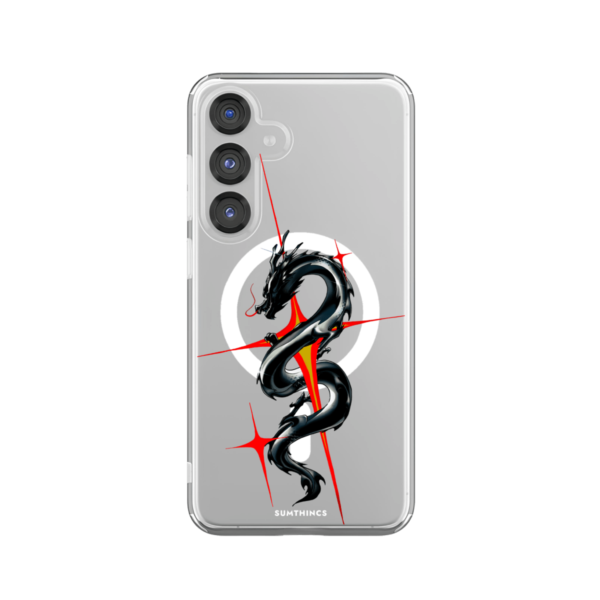 Samsung A16 Dragonflare Clear Magsafe Şeffaf Telefon Kılıfı - SUMTHINCS