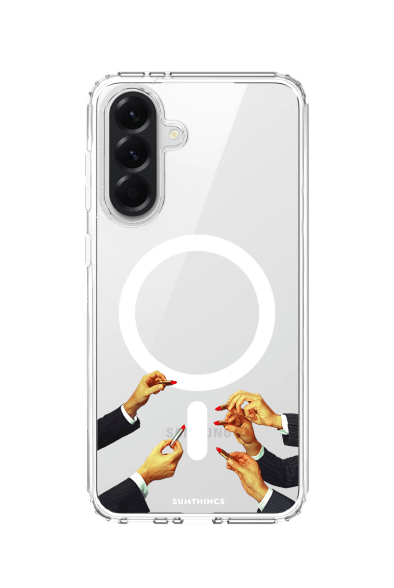 Samsung A16 Lipstick Clear Magsafe Telefon Kılıfı - SUMTHINCS