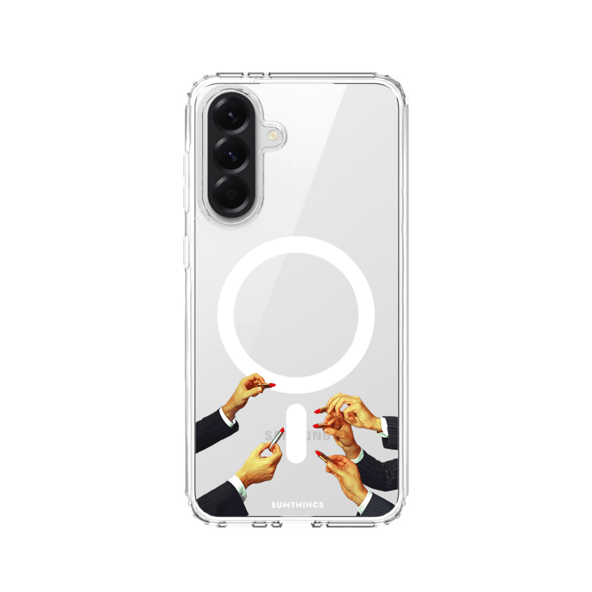 Samsung A16 Lipstick Clear Magsafe Telefon Kılıfı - SUMTHINCS