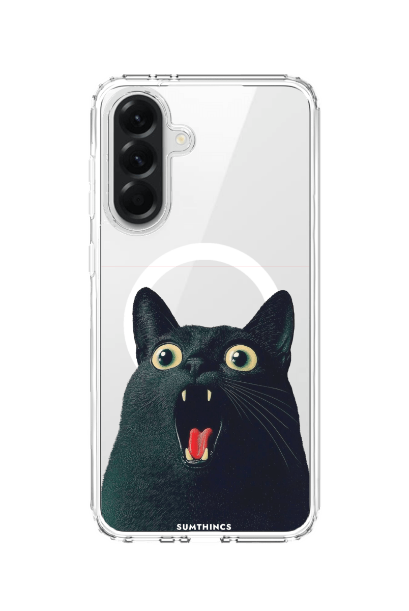 Samsung A16 Meoww Clear Magsafe Telefon Kılıfı - SUMTHINCS