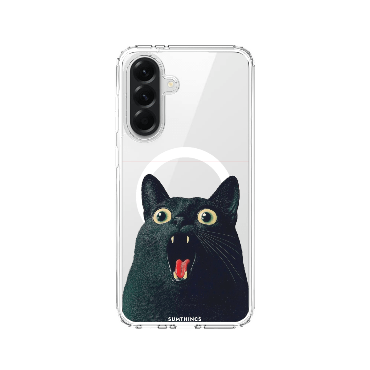 Samsung A16 Meoww Clear Magsafe Telefon Kılıfı - SUMTHINCS
