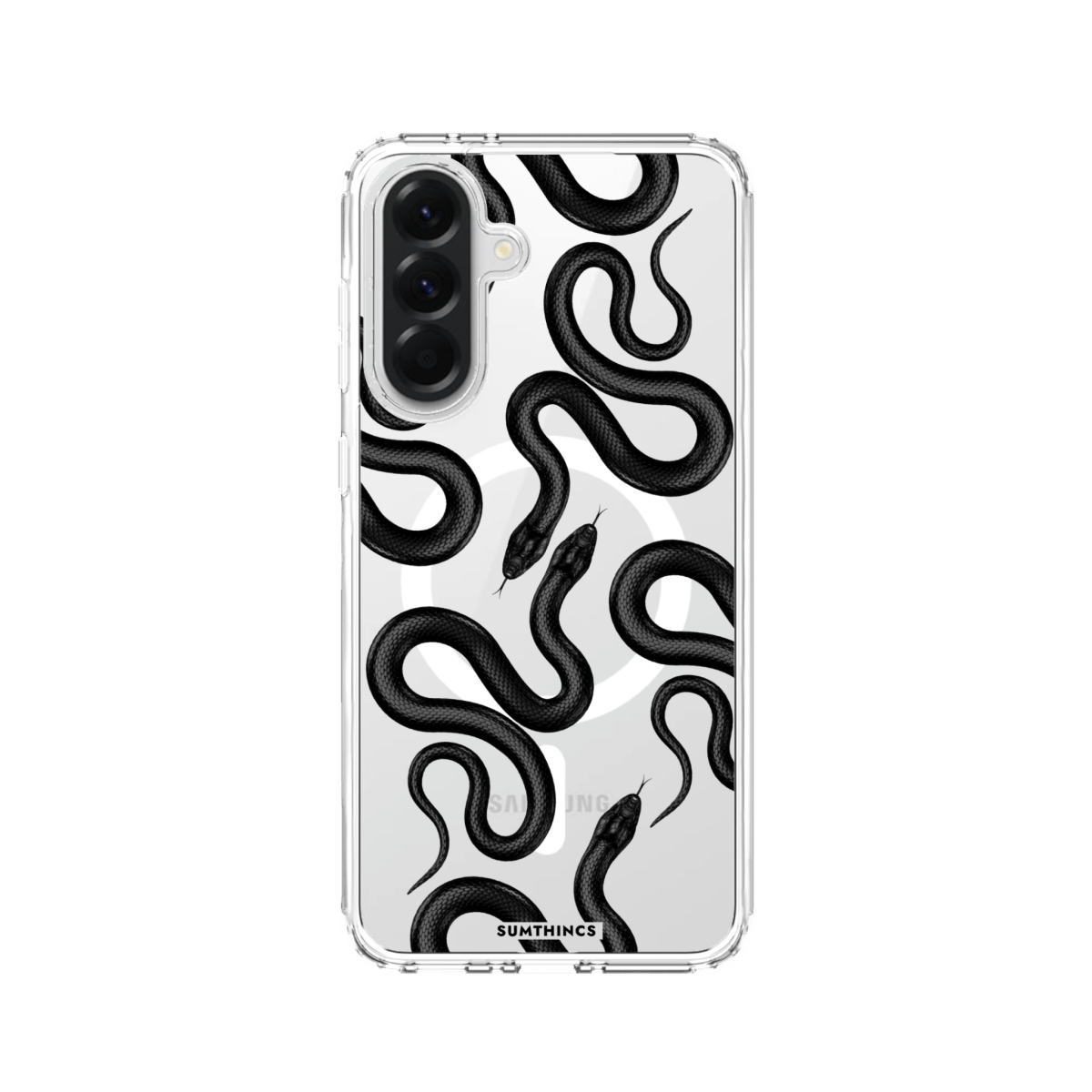 Samsung A16 Snakes Clear Magsafe Telefon Kılıfı - SUMTHINCS