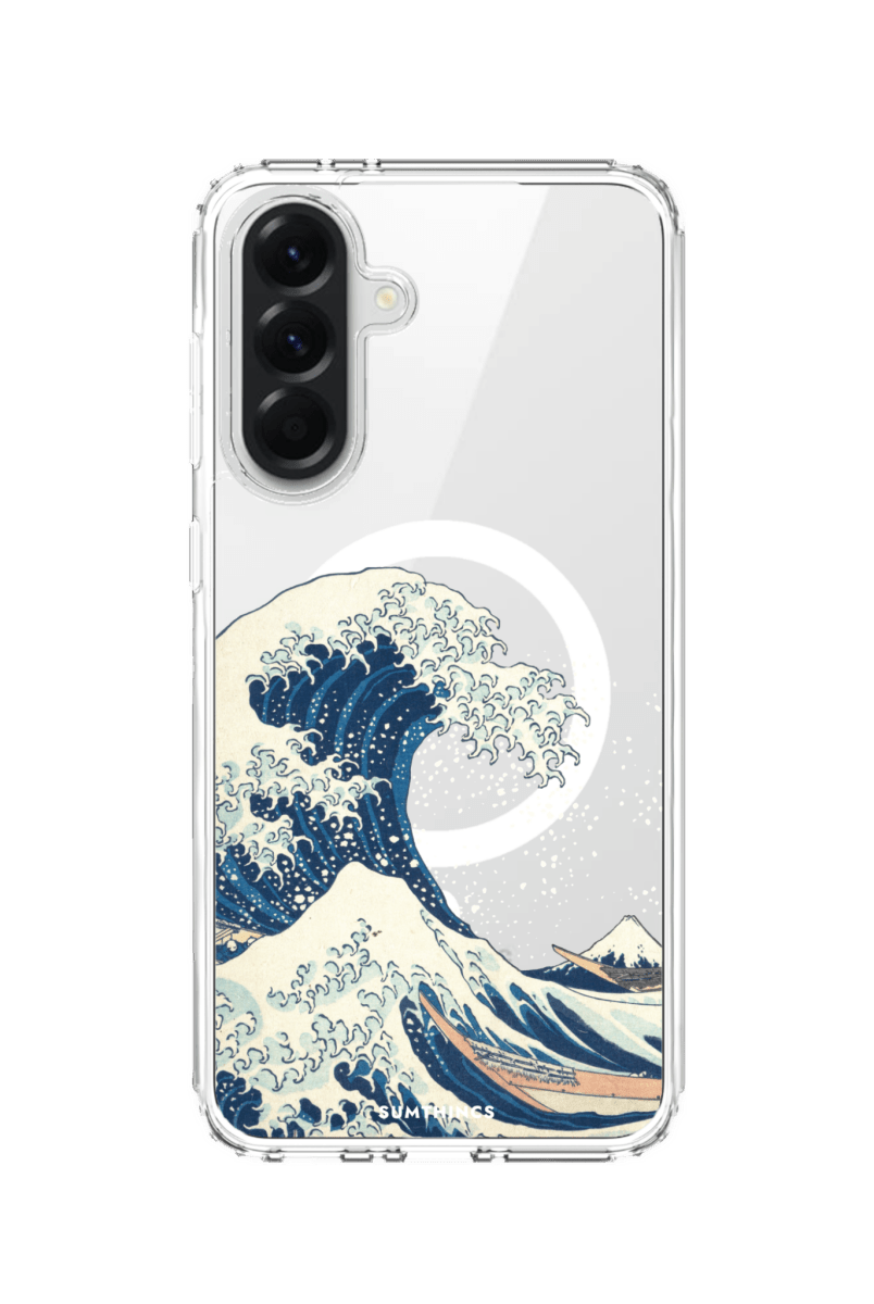 Samsung A16 Waves Clear Magsafe Şeffaf Telefon Kılıfı - SUMTHINCS