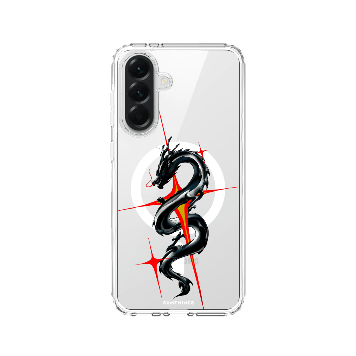 Samsung A26 Dragonflare Clear Magsafe Şeffaf Telefon Kılıfı - SUMTHINCS