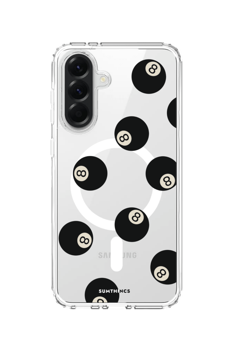Samsung A56 8Ball Clear Magsafe Şeffaf Telefon Kılıfı - SUMTHINCS