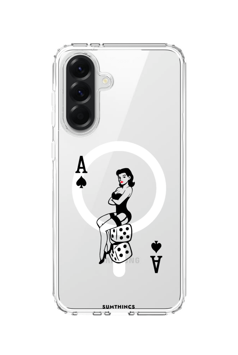 Samsung A56 Ace Queen Clear Magsafe Şeffaf Telefon Kılıfı - SUMTHINCS