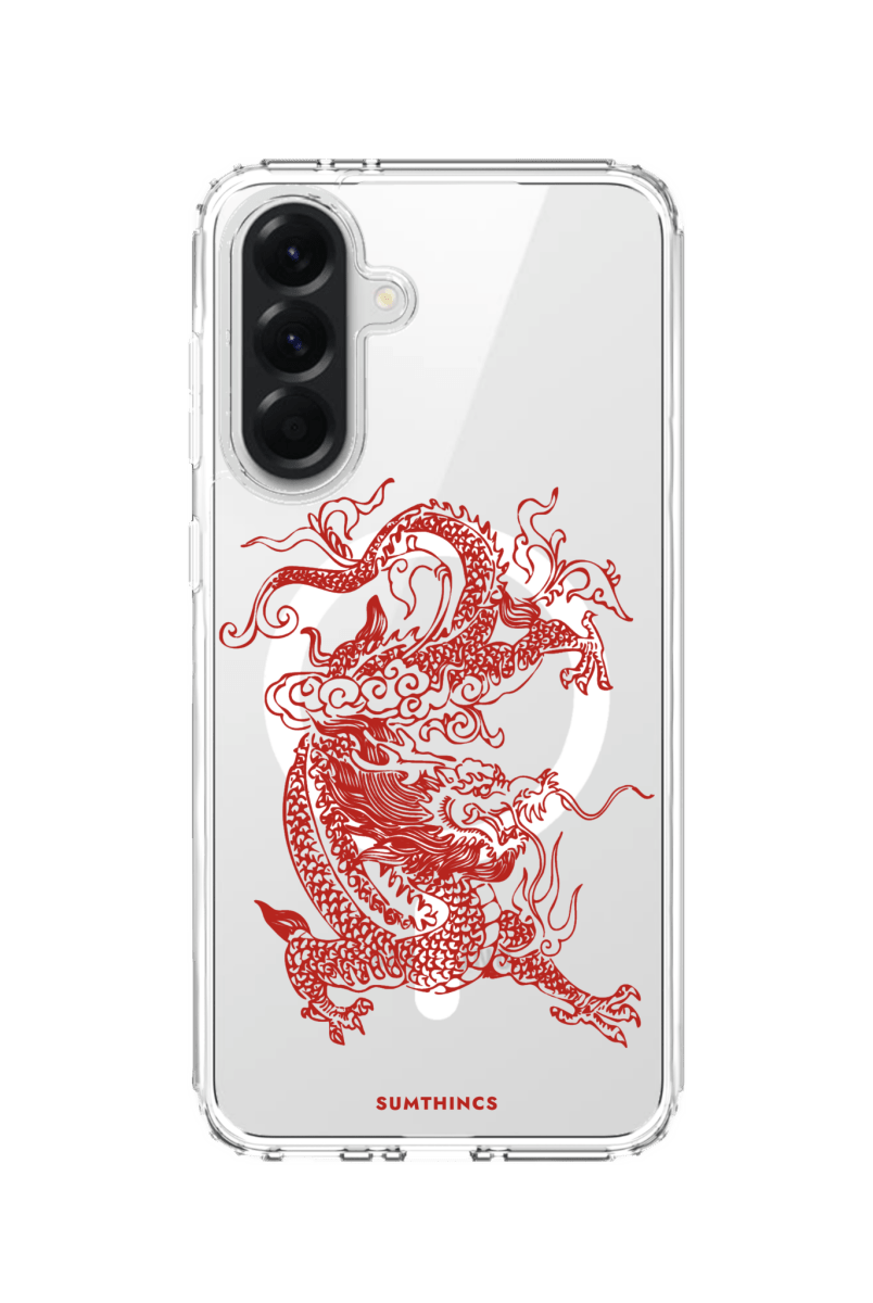 Samsung A56 Dragon Clear Magsafe Telefon Kılıfı - SUMTHINCS