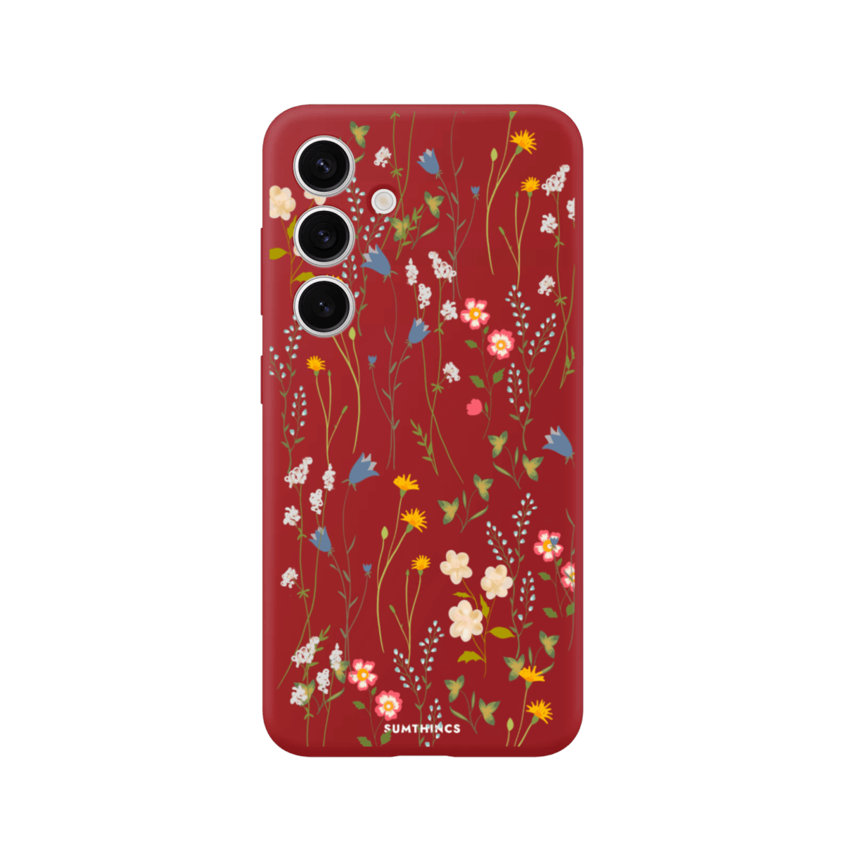 Samsung A56 Eternal Garden Premium Telefon Kılıfı Kırmızı - SUMTHINCS