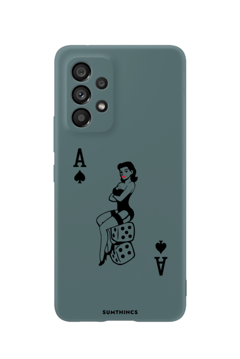 Samsung A73 Ace Queen Premium Telefon Kılıfı Kaktüs Yeşili - SUMTHINCS