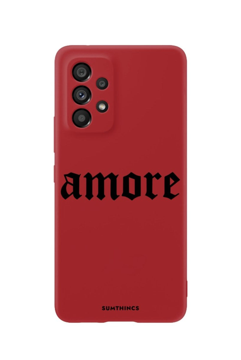 Samsung A73 Amore Premium Telefon Kılıfı Kırmızı - SUMTHINCS