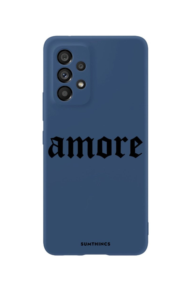 Samsung A73 Amore Premium Telefon Kılıfı Pasifik Mavi - SUMTHINCS