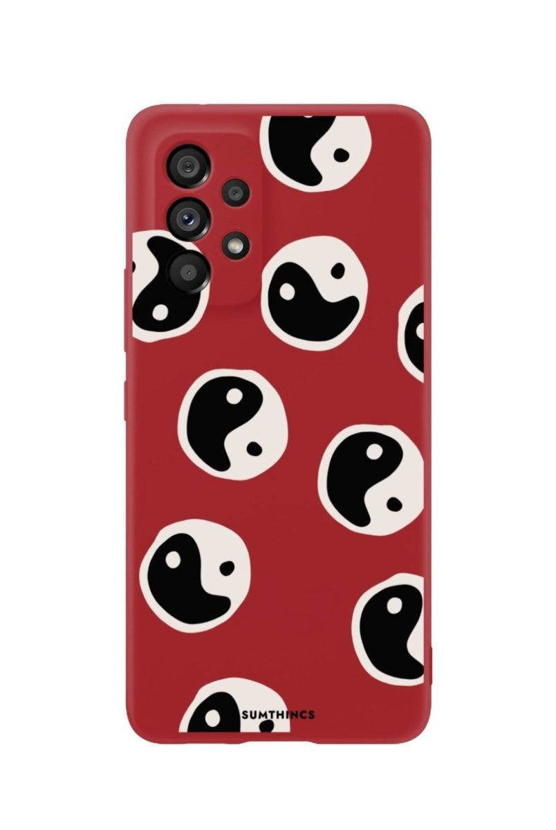 Samsung A73 Balance Premium Telefon Kılıfı Kırmızı - SUMTHINCS