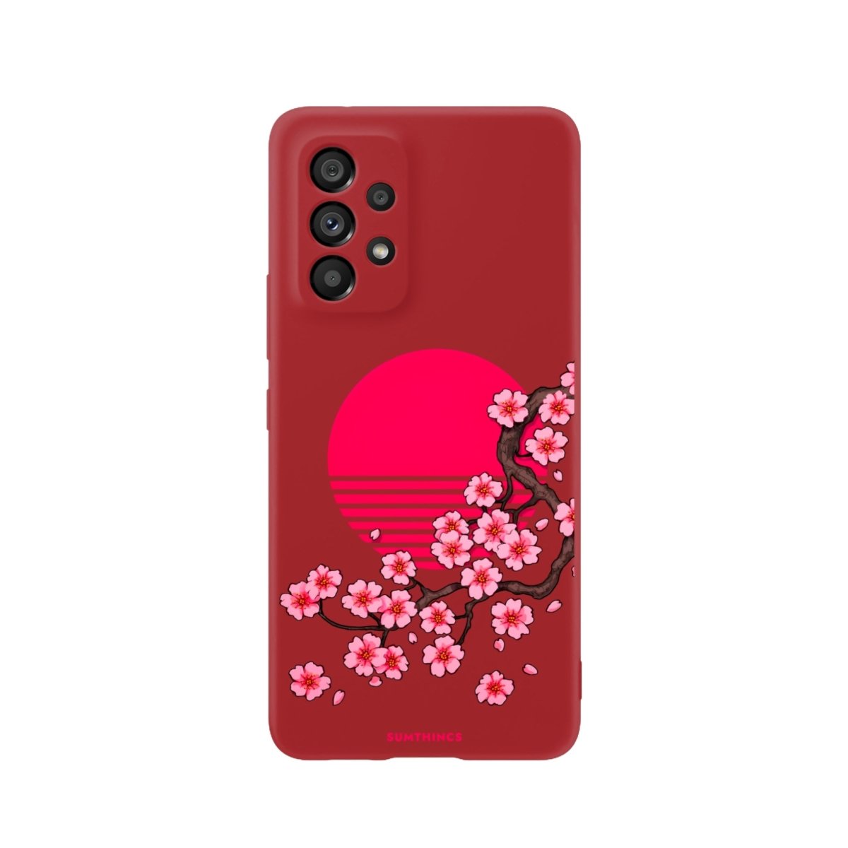 Samsung A73 Cherry Blossom Dawn Premium Telefon Kılıfı - SUMTHINCS