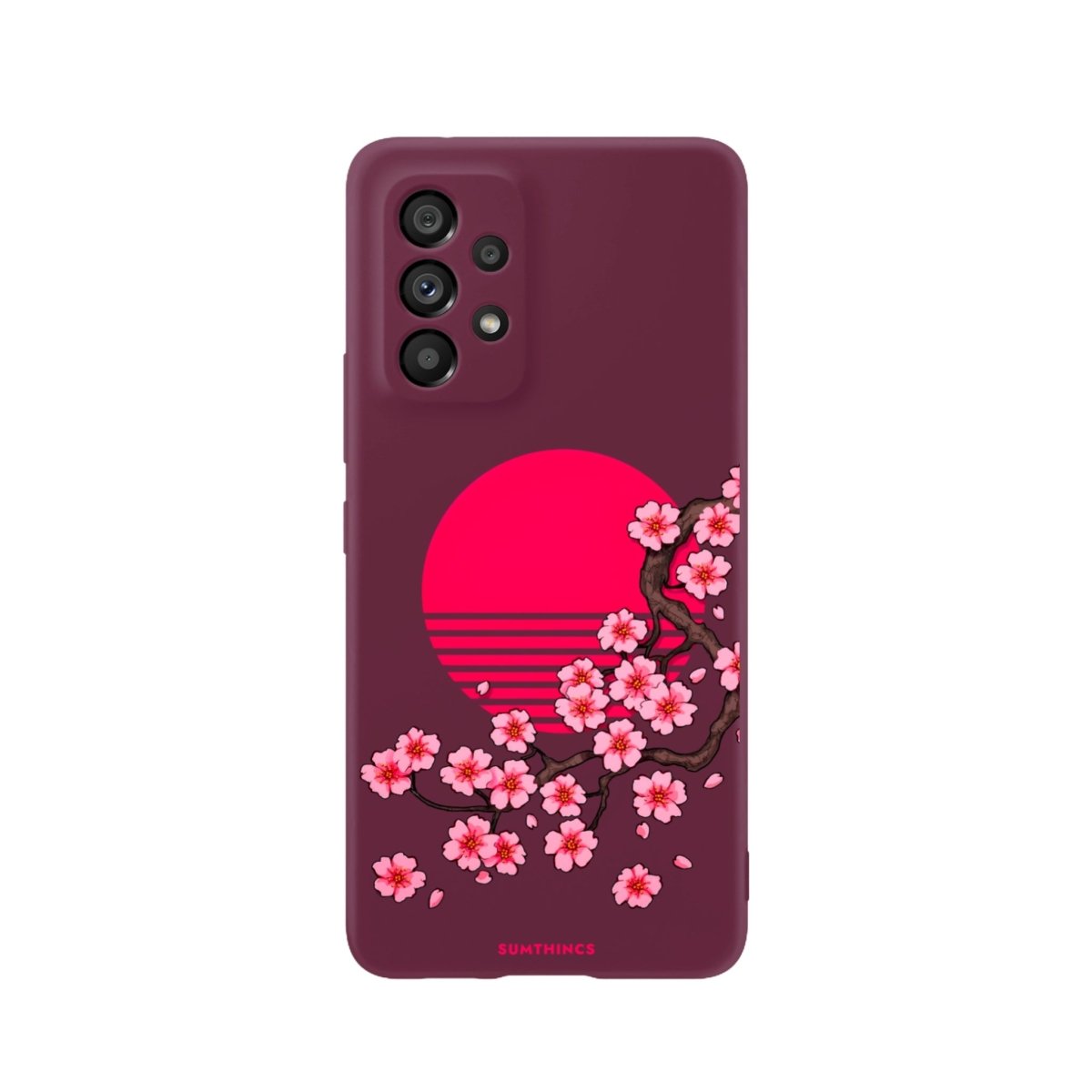 Samsung A73 Cherry Blossom Dawn Premium Telefon Kılıfı - SUMTHINCS