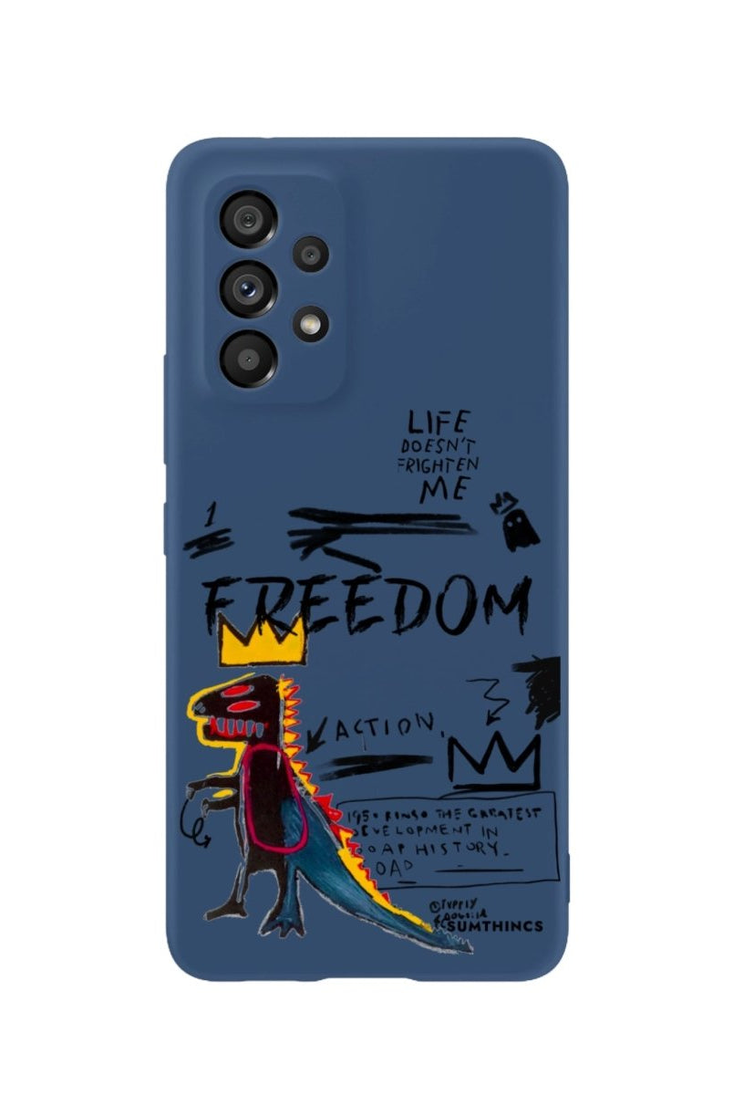 Samsung A73 Freedom Premium Telefon Kılıfı Pasifik Mavi - SUMTHINCS