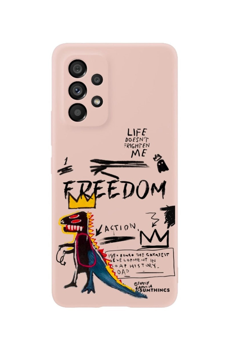 Samsung A73 Freedom Premium Telefon Kılıfı Bej - SUMTHINCS