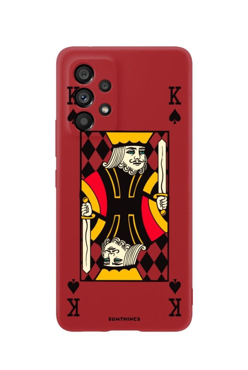 Samsung A73 King Premium Telefon Kılıfı Kırmızı - SUMTHINCS