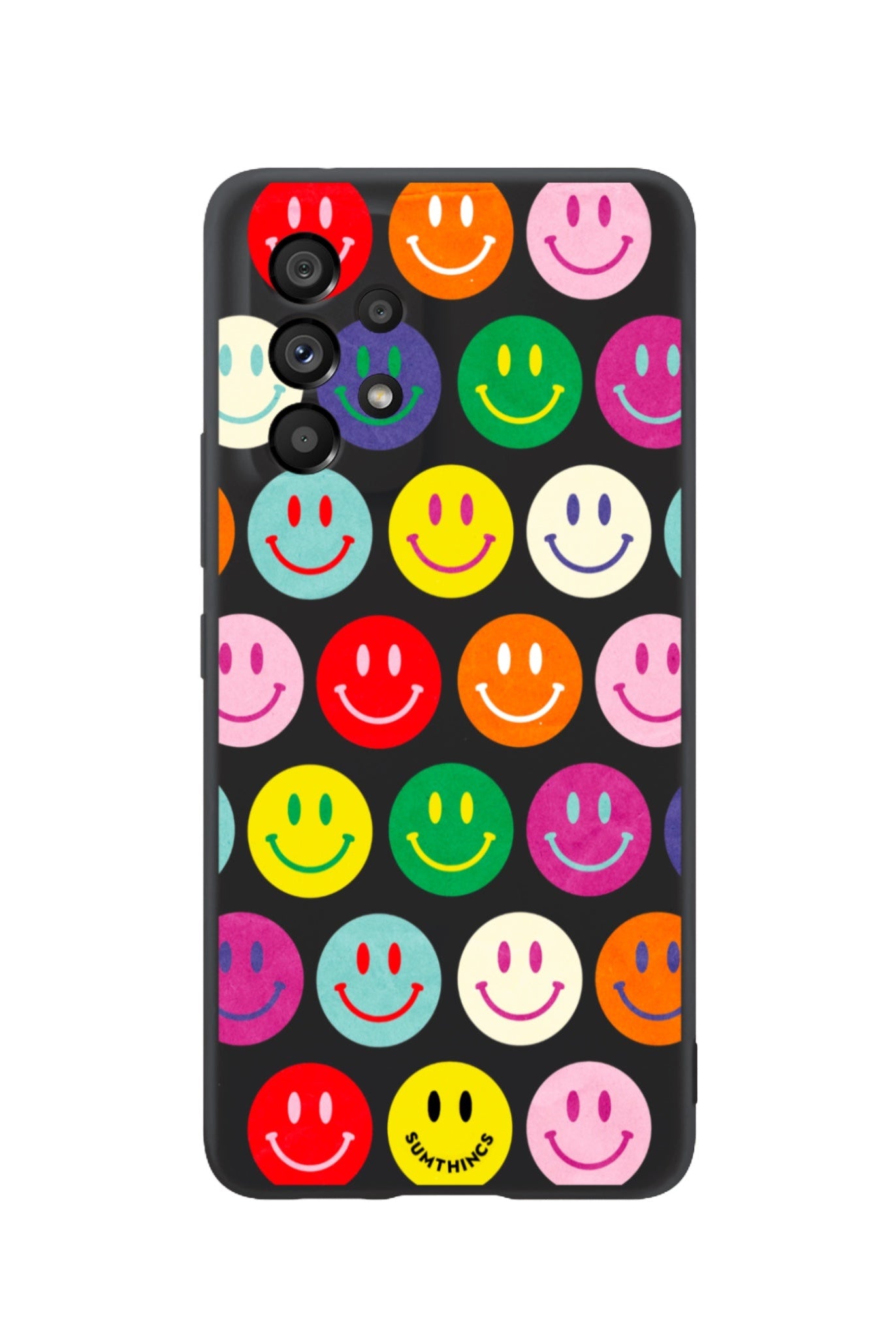 Samsung A73 Miles Of Smiles Premium Telefon Kılıfı Siyah - SUMTHINCS